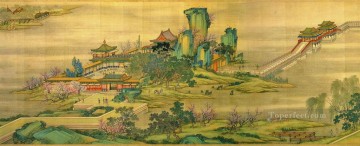 Chino Painting - Zhang zeduan Qingming Riverside Seene parte 2 chino antiguo